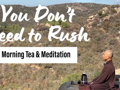 Start Your Day Slowly With Morning Tea and Meditation Instead of Rushing