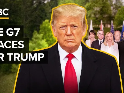 Trump's G7 Summit in France Key Issues and Tensions with Allies