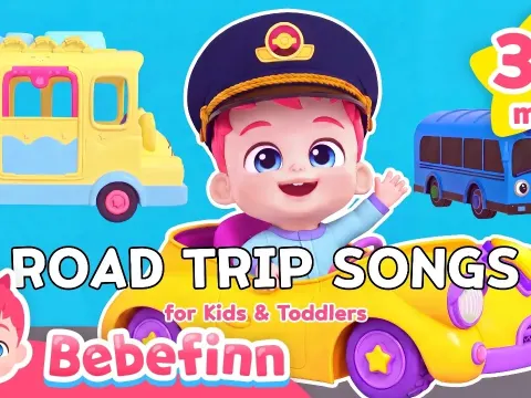 Fun Road Trip Songs for Kids Wheels on the Bus and Yes Papa Song